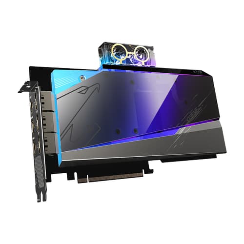 Gigabyte Aorus GeForce RTX 3080 Xtreme Waterforce WB 10GB GDDR6X 320-bit Gaming Graphics Card With Water Block
